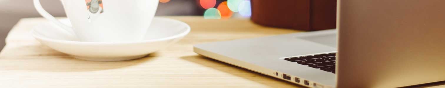 Coffee and computer