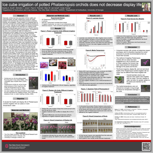 Ohio State Orchid Ice Study